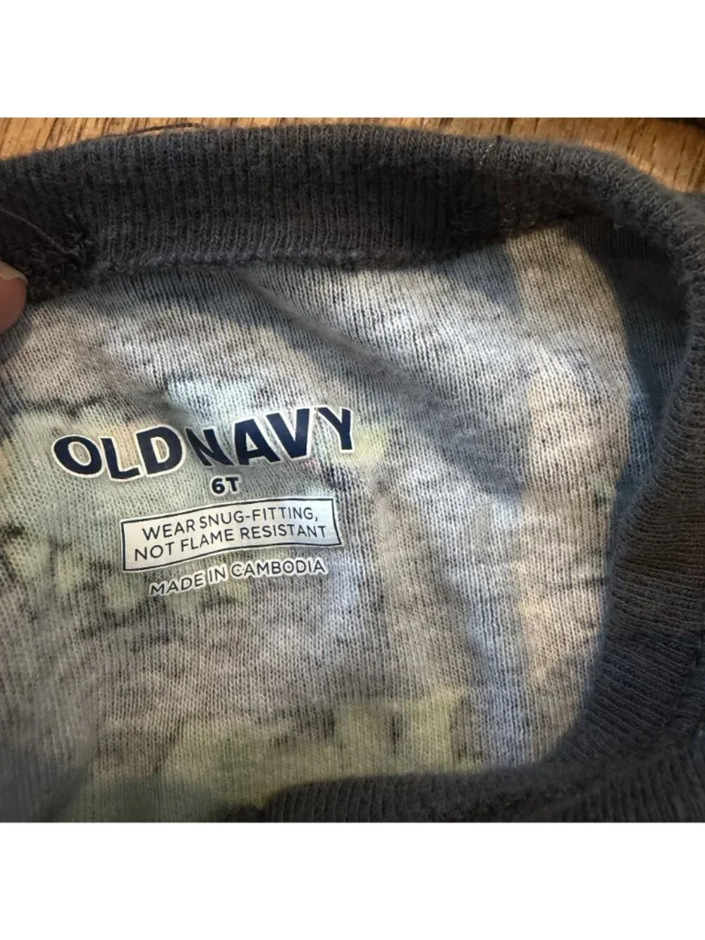 Old Navy Boys One Piece Pajamas 6T 3 Pair of Pajamas long Sleeves